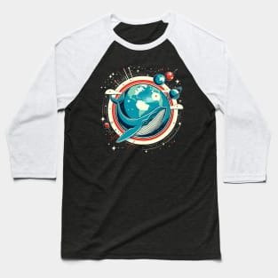 Earth Day Whale Baseball T-Shirt